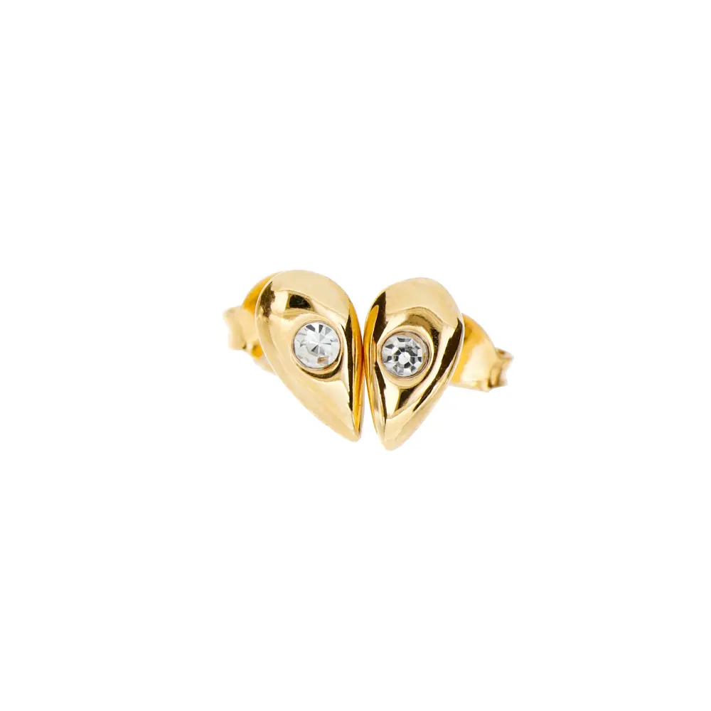 [4026] 4026 Broquel Corazón Cristal