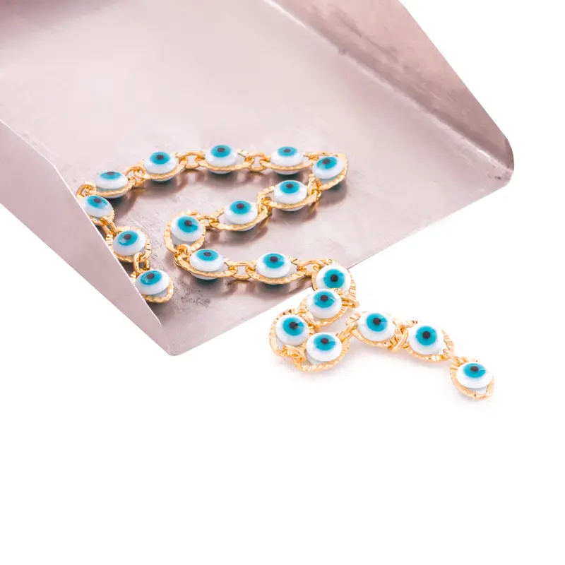 8130BA Ojitos Blanco Con Azul 