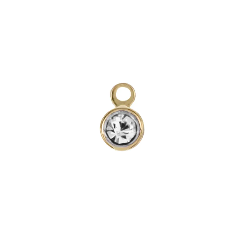 8131BC Terminal Mini Cristal Blanco 6 Pz