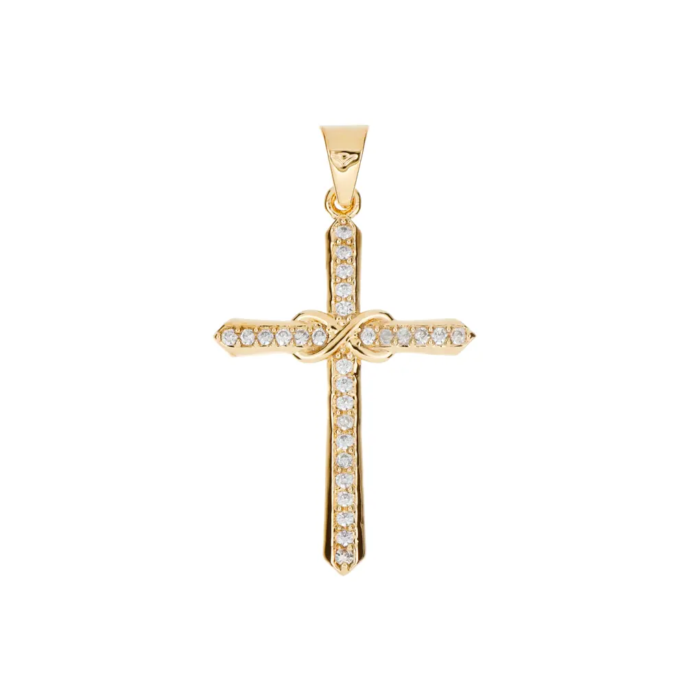 5530590 Dije Cruz Infinito C/Zirconia