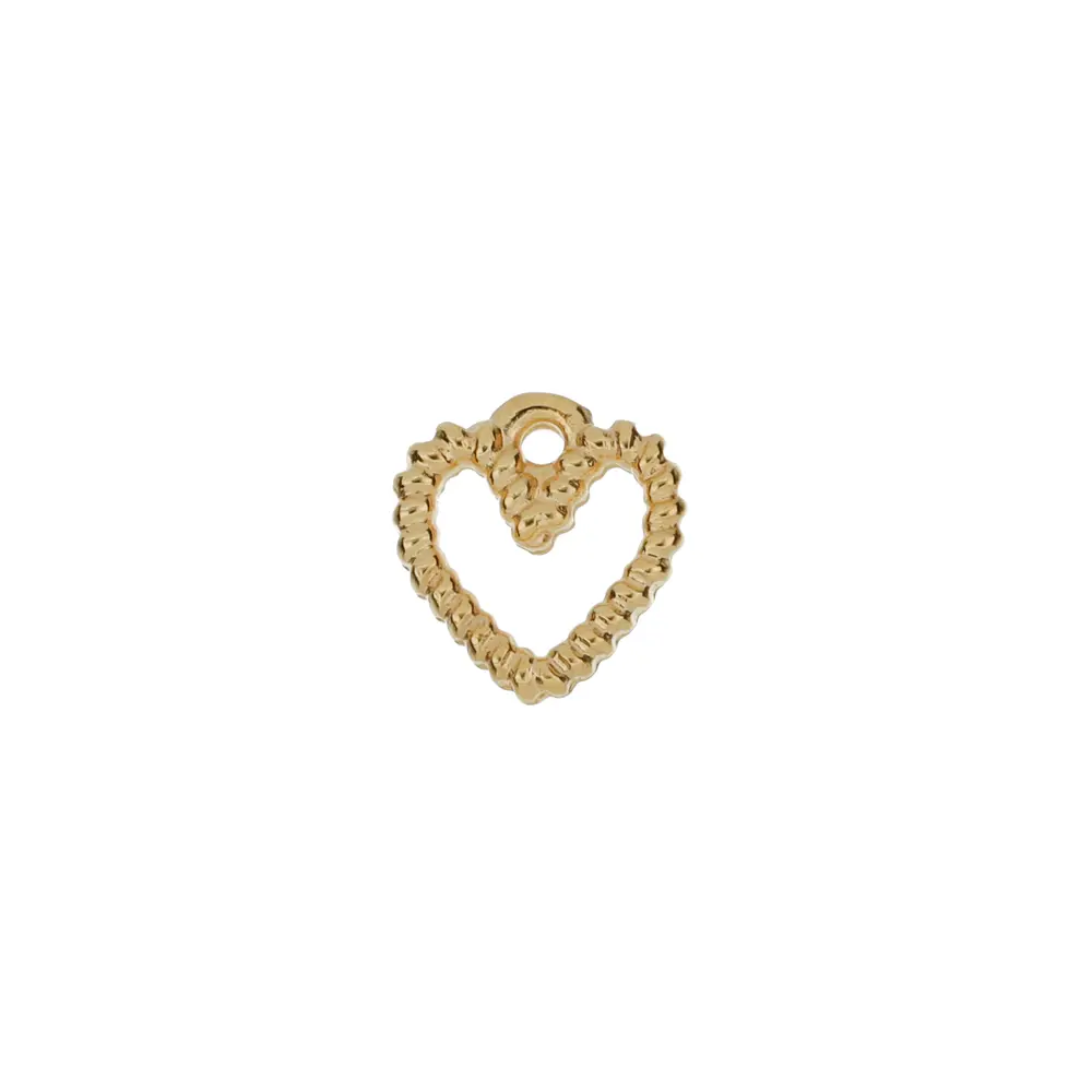 5313554 Dije Corazón Trenzado Ch. 2 Pz