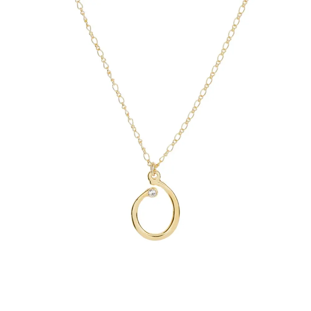 9109 Collar Oval C/Cristal 45cm