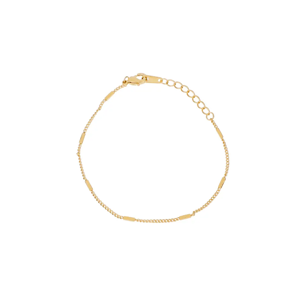 [714016E] 714016E Pulsera Rectangulos 16 Cm + 2Cm Ext