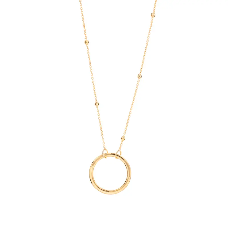 [9060] 9060 Collar Círculo C/ Boleada 47 Cm