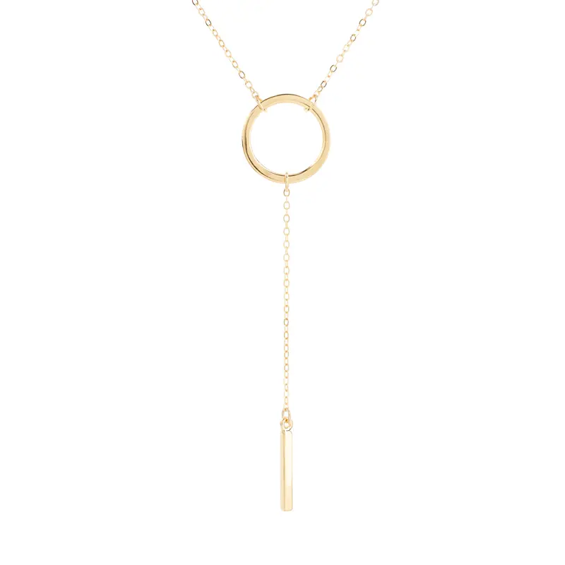 [9061] 9061 Collar Círculo Con Barra Lisa