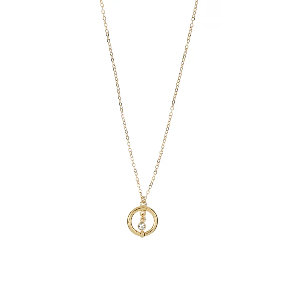 9075 Collar Círculo C/Cristal