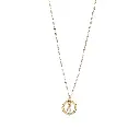 9075 Collar Círculo C/Cristal