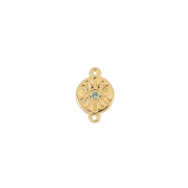 5313508 Dije Moneda Ojo Chico C/Cristal 2 Asas