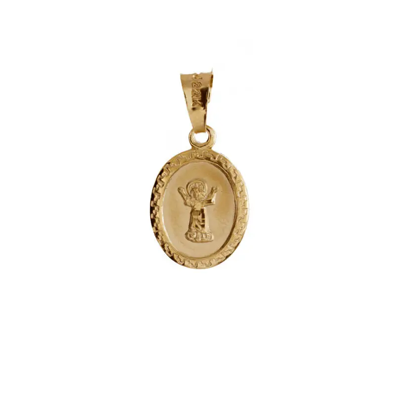 [5448] 5448 Dije Medalla Oval Divino Niño