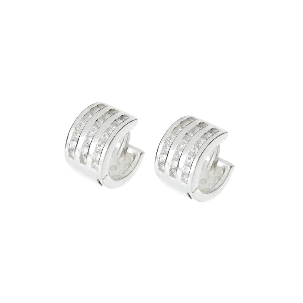 P1008 Huggie Tres Caminos Plata .925