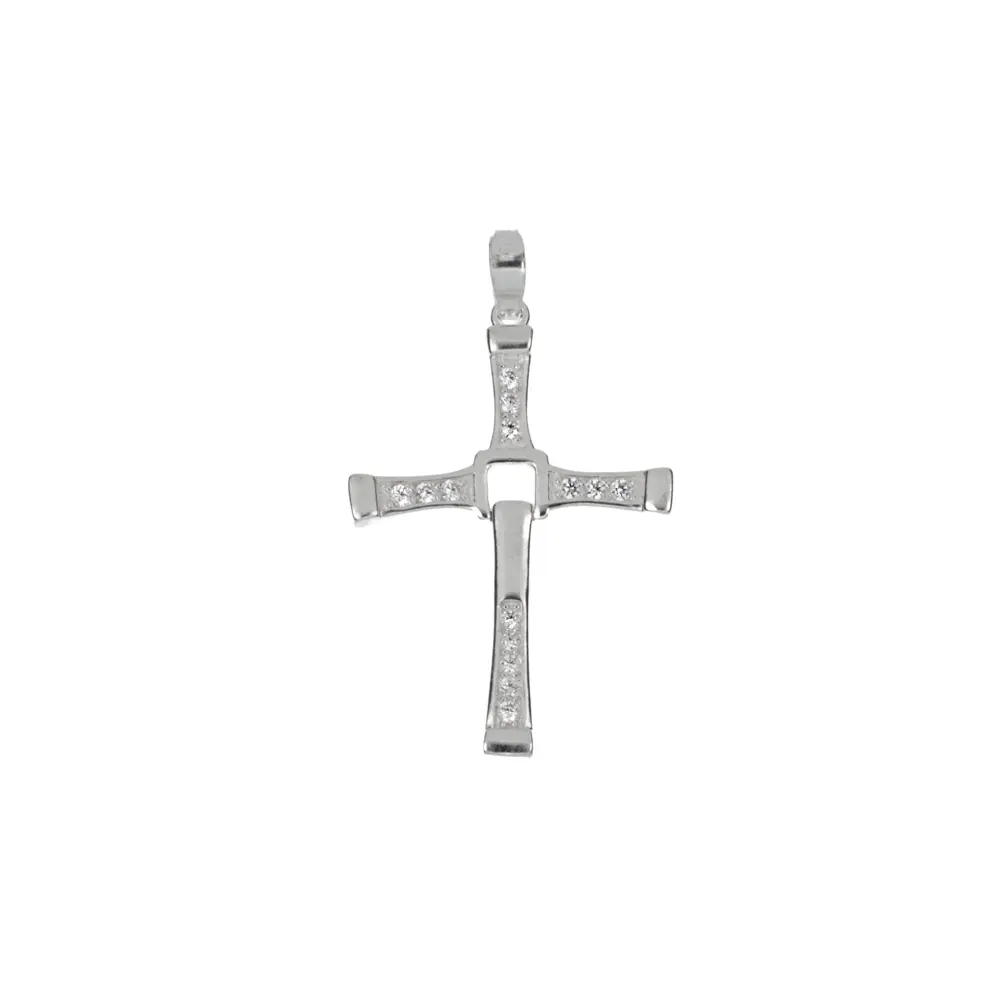 P2004 Dije Cruz Plata .925
