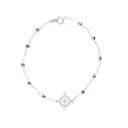P3002 Pulsera Nudo De Bruja C/Zirconias Plata .925
