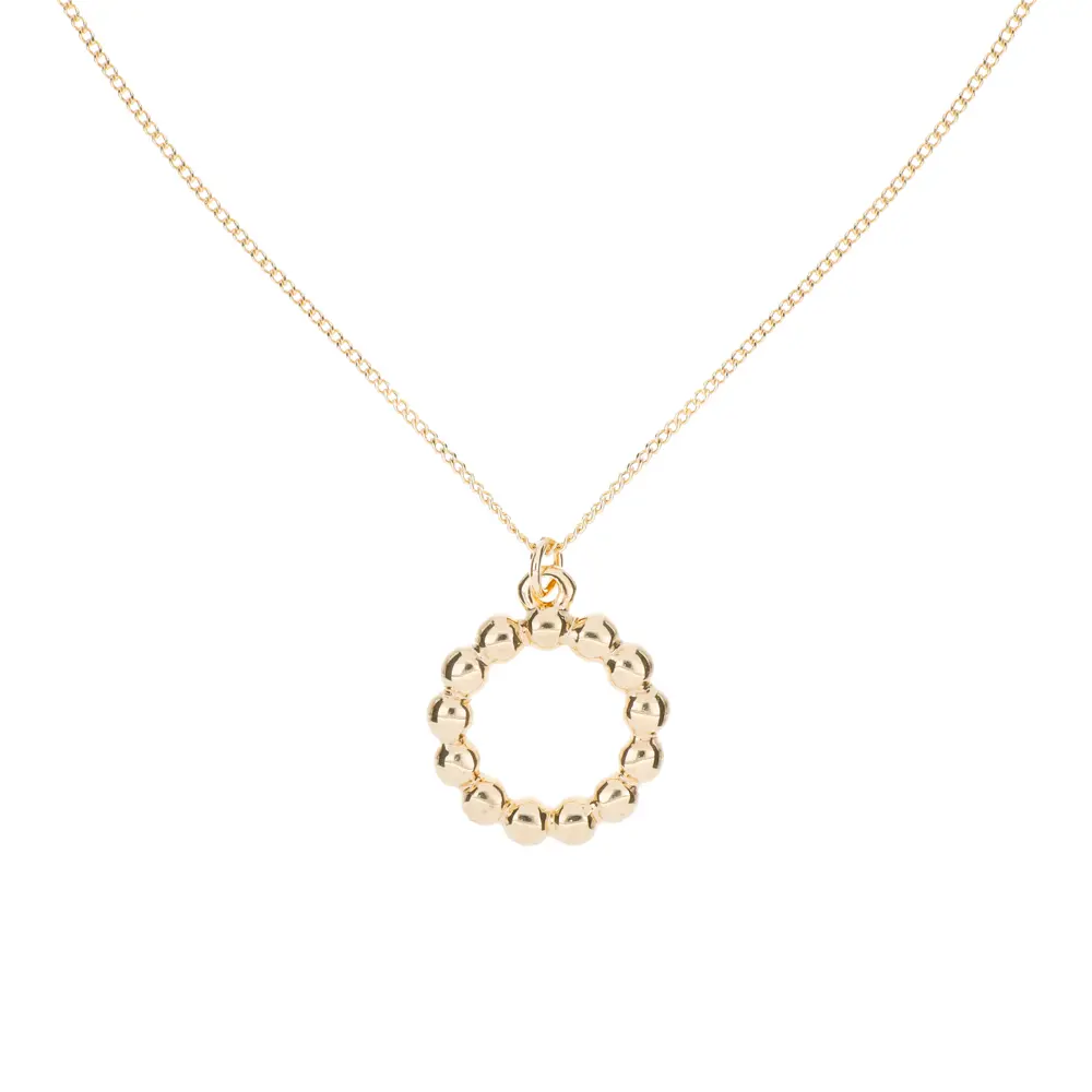9122 Collar Aro Boleado 45cm