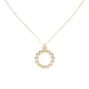 9122 Collar Aro Boleado 45cm