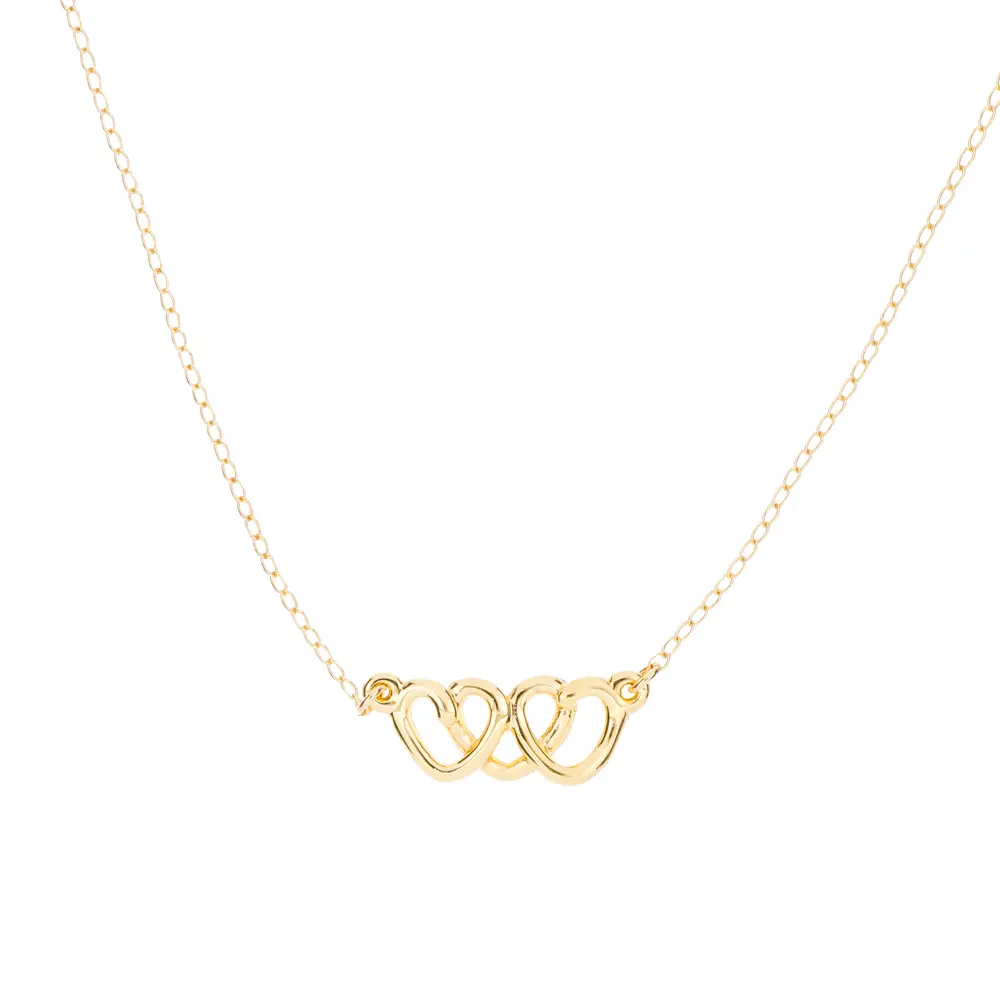 9123 Collar Tres Corazones 42.5cm