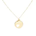 9132 Collar Moneda Corazón 45cm
