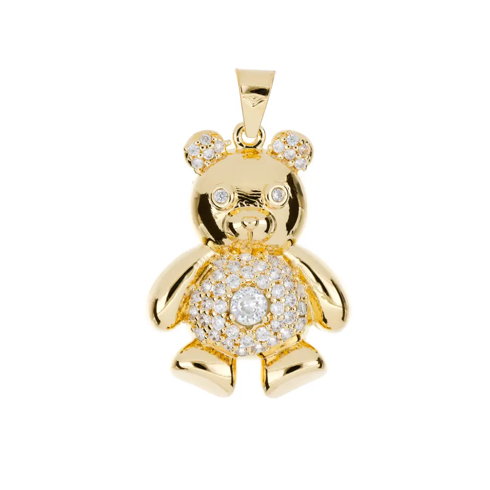 5530594 Dije Oso Con Piedras Grande 