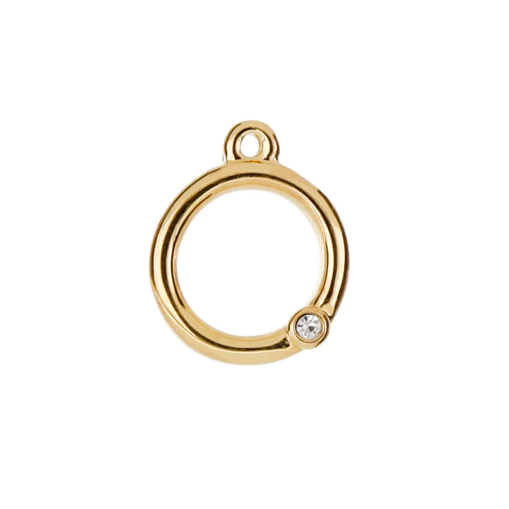 [53135801] 53135801 Dije Círculo C/Cristal 1 Pz