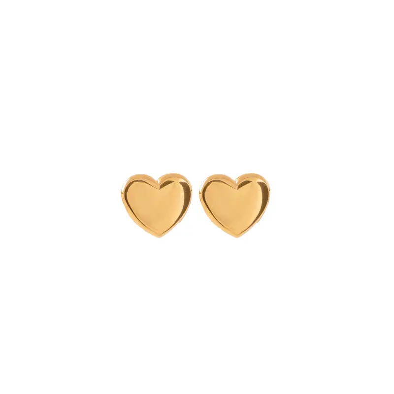 3910114 Broquel Corazón 14K