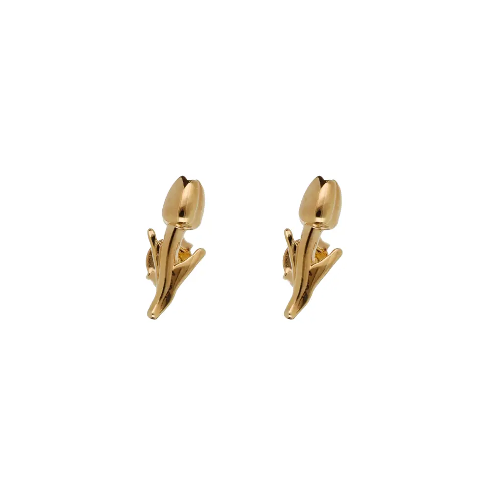 3993114 Broquel Tulipán 14K