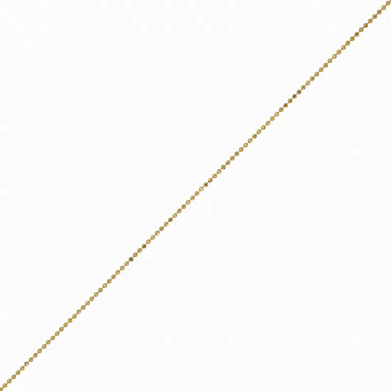 713614 Cadena Bolita Diamantada   14K