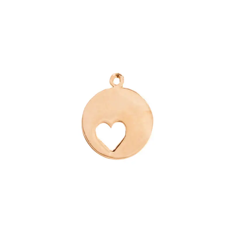 [5313289114] 5313289114 Dije Moneda Corazón 14K