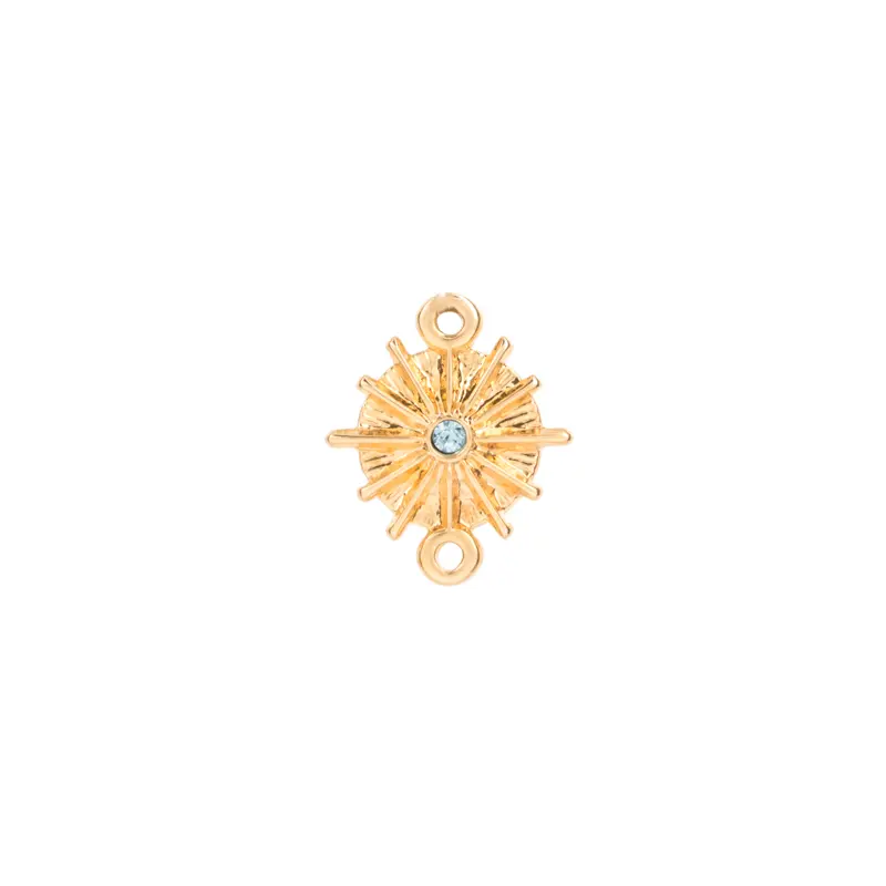 [5313518114] 5313518114 Dije Moneda Estrella C/Cristal 2 Asas 14K
