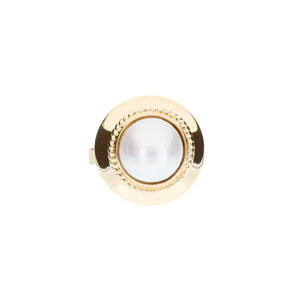 2026114 Anillo Perla Imperial 14K (8 - 8 ½)