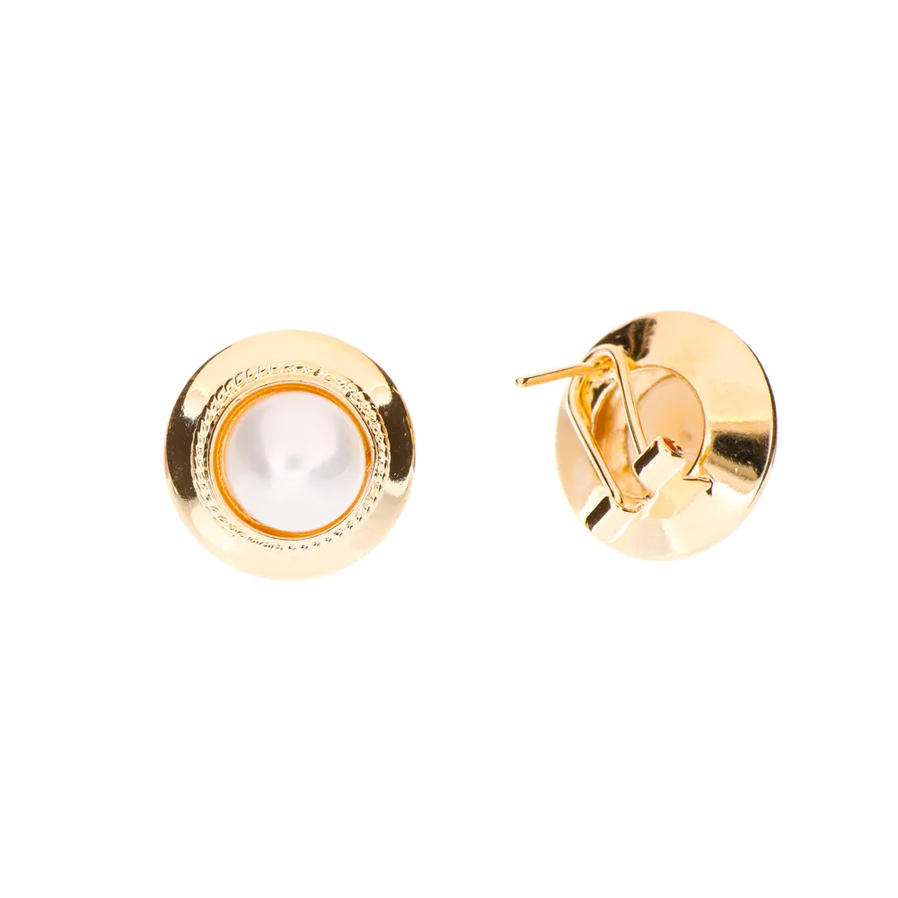 [4052114] 4052114 Broquel Perla Imperial 14K