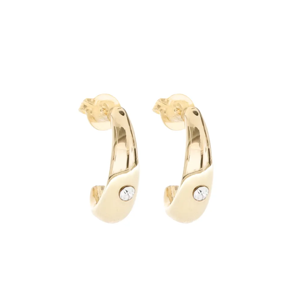 [3148114] 3148114 Arracada Gota Curva 14K
