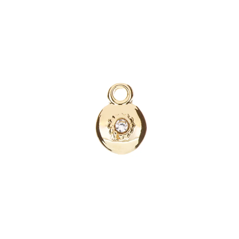 [5313625114] 5313625114 Dije Botón con Cristal 14K