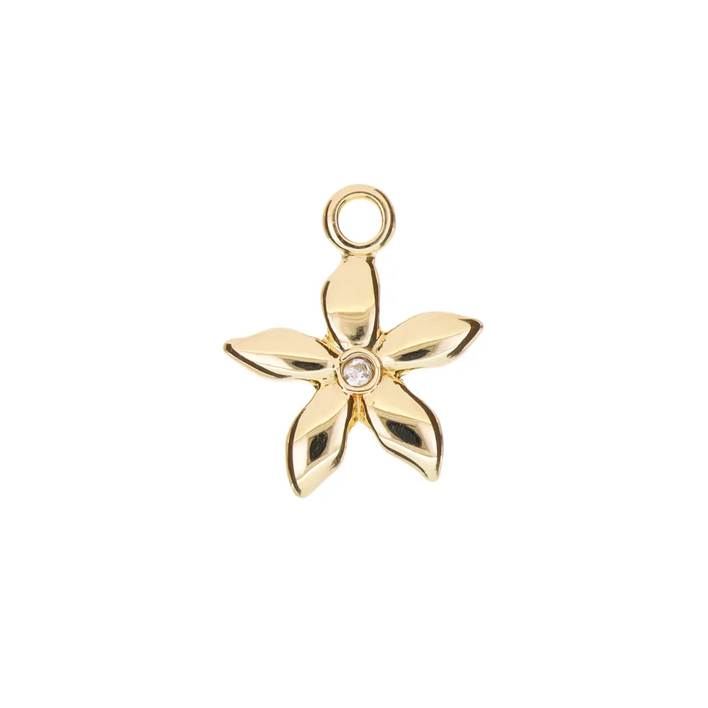[5313627114] 5313627114 Dije Flor Cristal 14K