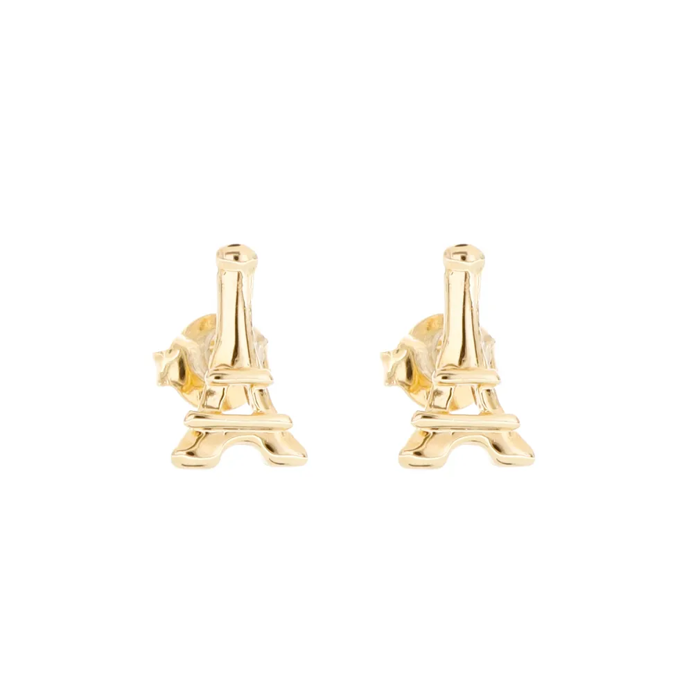 [3901114] 3901114 Broquel Torre Eiffel 14K