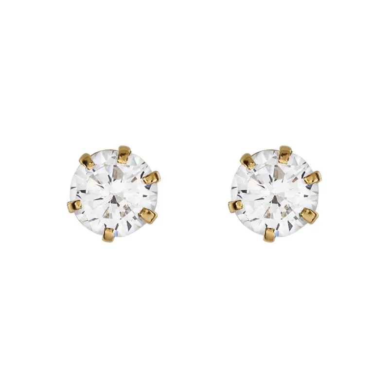 3237 Broquel Zirconia 6 Mm 2 Par.