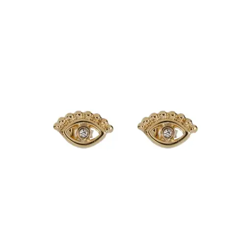 [3988] 3988 Broquel Ojo Turco C/Cristal Blanco