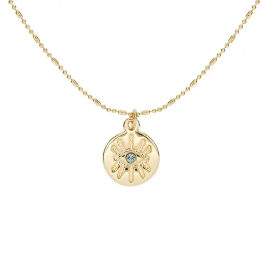 [9108] 9108 Collar Moneda Ojo 45cm