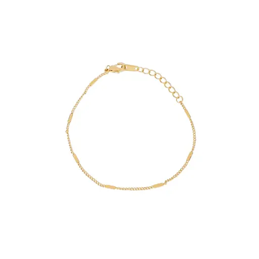 [714016E] 714016E Pulsera Rectangulos 16 Cm + 2Cm Ext