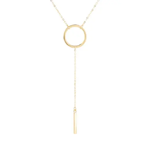 [9061] 9061 Collar Círculo Con Barra Lisa