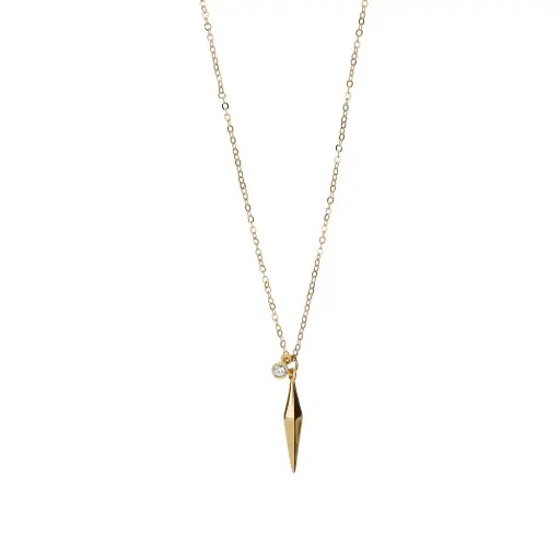 [9070] 9070 Collar Diamante C/Cristal Blanco