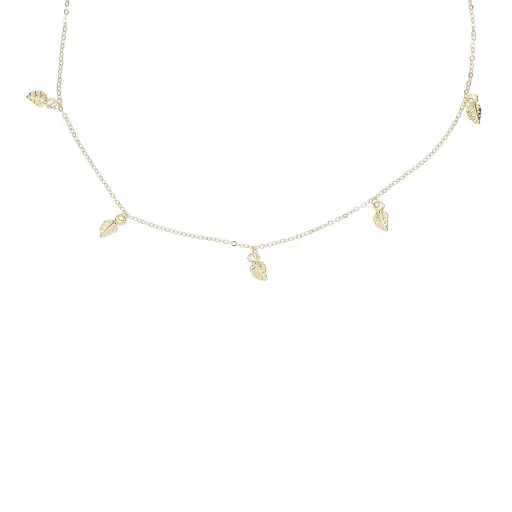 [9084-1] 9084-1 Collar Hojitas Mini 40 Cm C/Extensión