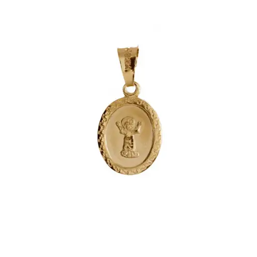 [5448] 5448 Dije Medalla Oval Divino Niño