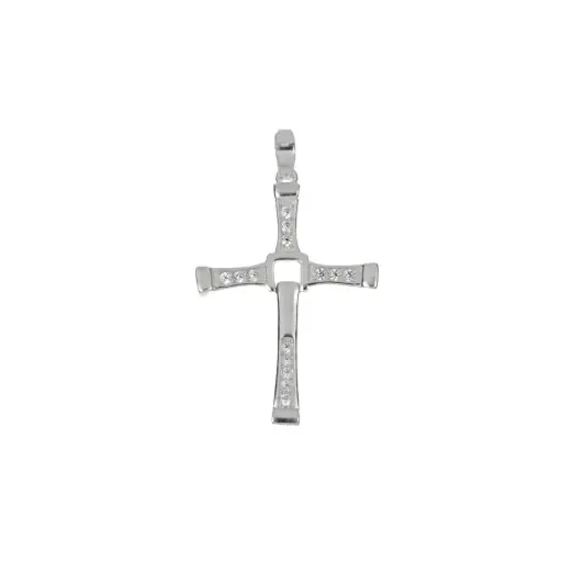[P2004] P2004 Dije Cruz Plata .925