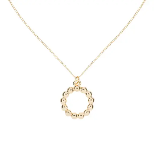 9122 Collar Aro Boleado 45cm 