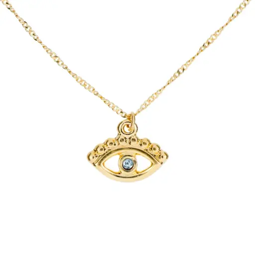 9124 Collar Ojo Azul 45cm 