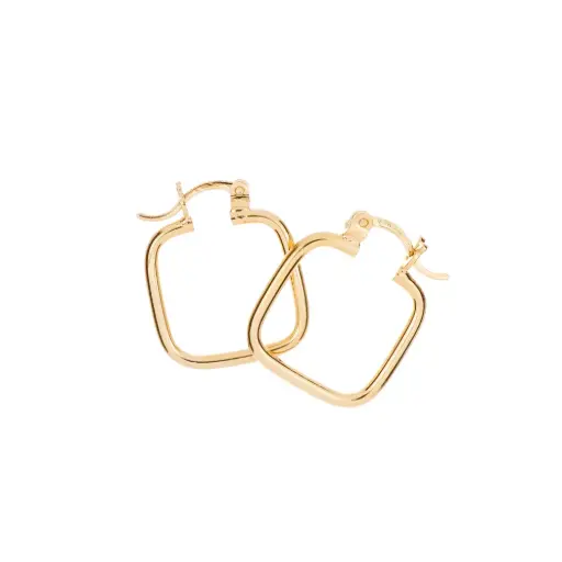 [36011] 36011 Arracada Cuadrada Lisa 1 Par