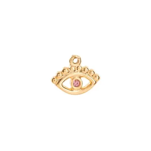 [5313516ROS] 5313516ROS Dije Ojo Turco C/Cristal Rosa