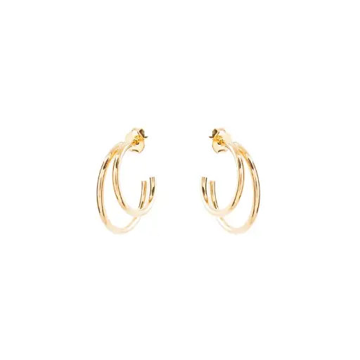 [3120] 3120 Arracada Doble #4 Y#5