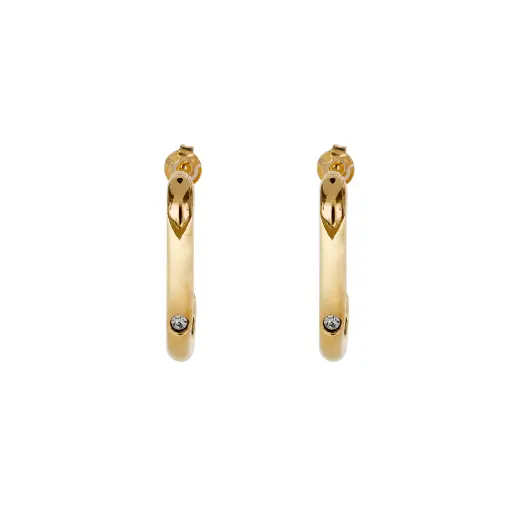 [3140] 3140 Arracada Rectangular C/Cristal
