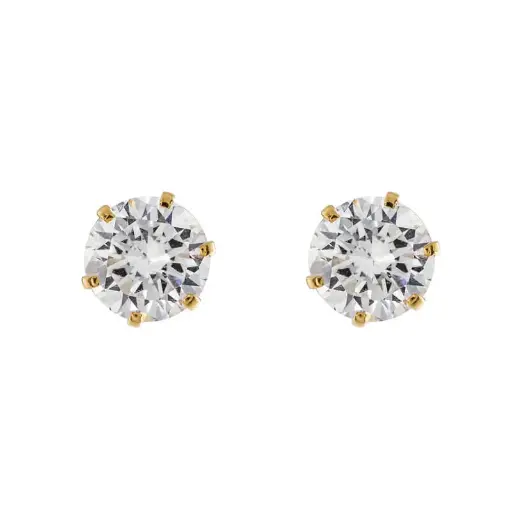 [3241] 3241 Broquel Zirconia 7 Mm Au 2 Par.